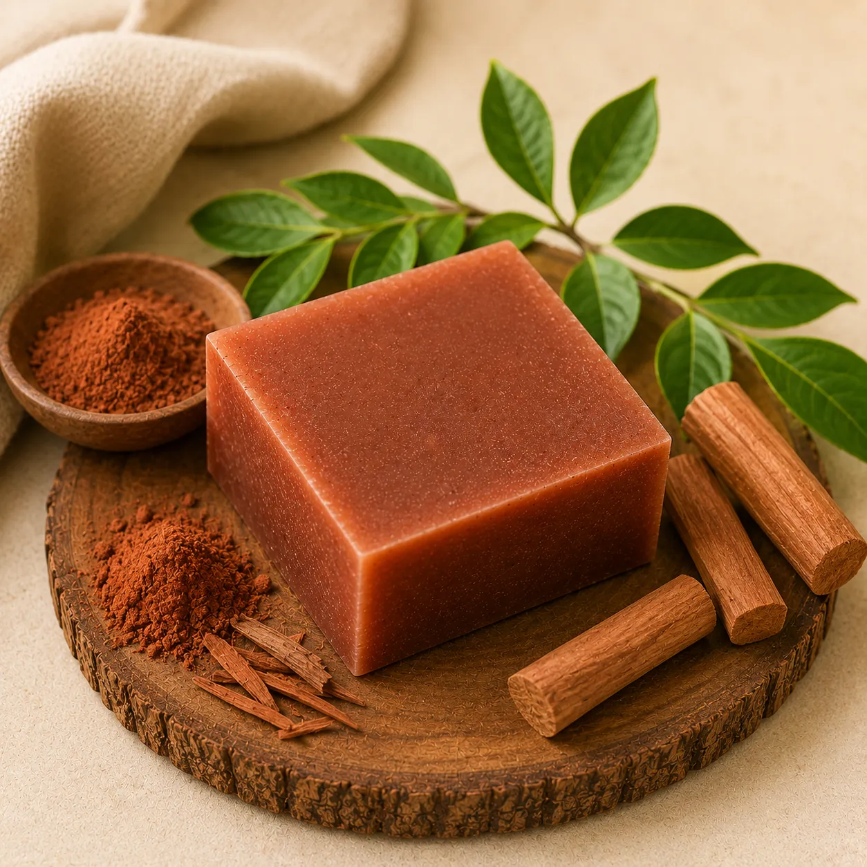 Red Sandal (Chandan) Soap